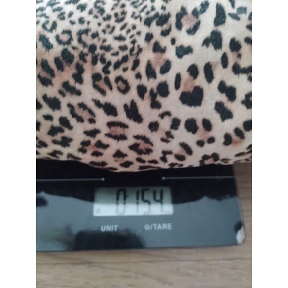 MC Designs By Marjorie Leopard Velvet Brown Braided Rhinestone Handbag Purse - Picture 15 of 15